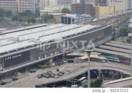 JR新大阪駅：正面口（南口）俯瞰にて 98283321