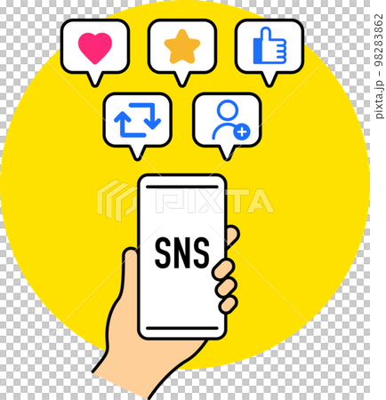 SNS 智能手機圖標 98283862