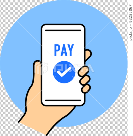 支付智能手機支付圖標 支付智能手機支付圖標 98283867