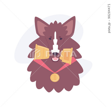 Lucky winner isolated cartoon vector illustrations. 98284471