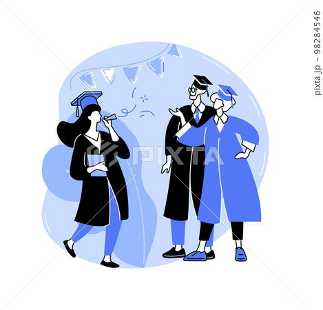 Hooding ceremony isolated cartoon vector illustrations. Hooding ceremony isolated cartoon vector illustrations. 98284546