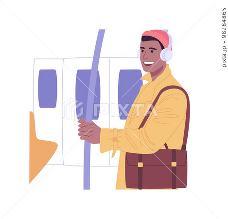 Enjoying the way isolated cartoon vector illustrations. Enjoying the way isolated cartoon vector illustrations. 98284865