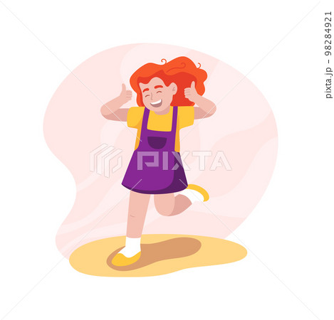 Satisfaction isolated cartoon vector illustration. 98284921
