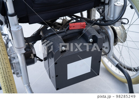 Battery of electric wheelchair for patient or people with disability people. Battery of electric wheelchair for patient or people with disability people. 98285249