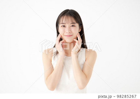 女性 美容 白バック 女性 美容 白バック 98285267