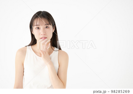 女性 美容 白バック 女性 美容 白バック 98285269