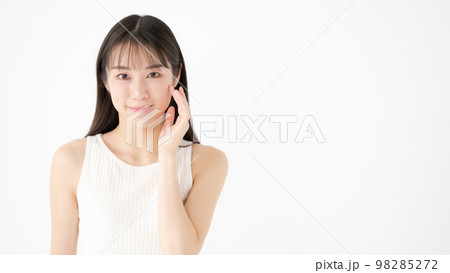 女性 美容 白バック 女性 美容 白バック 98285272