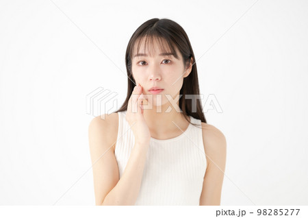 女性 美容 白バック 女性 美容 白バック 98285277