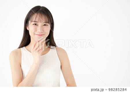女性 美容 白バック 女性 美容 白バック 98285284