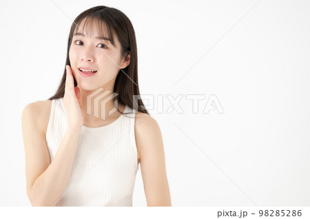 女性 美容 白バック 女性 美容 白バック 98285286