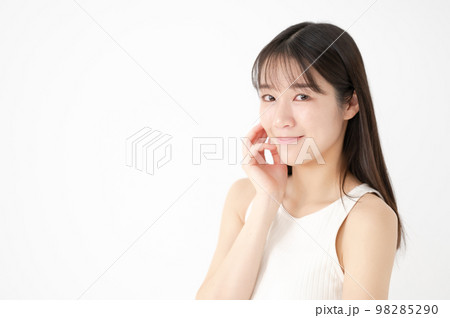 女性 美容 白バック 女性 美容 白バック 98285290