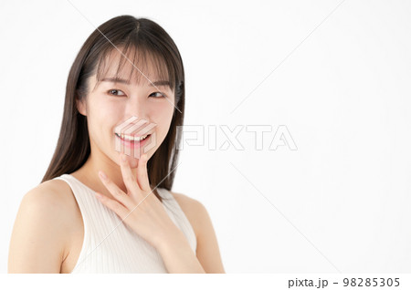 女性 美容 白バック 女性 美容 白バック 98285305