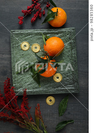 Concept of Happy Chinese new year, top view Concept of Happy Chinese new year, top view 98285360