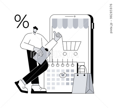 Deferment of payment abstract concept vector illustration. Deferment of payment abstract concept vector illustration. 98285976