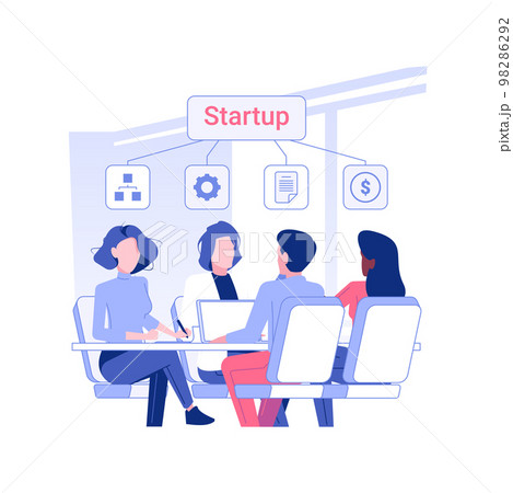 Startup accelerator isolated concept vector illustration. Startup accelerator isolated concept vector illustration. 98286292