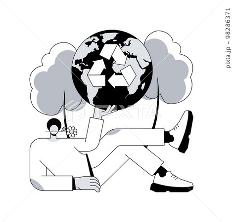 Reduce Reuse Recycle abstract concept vector illustration. Reduce Reuse Recycle abstract concept vector illustration. 98286371