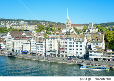 スイスチューリッヒの美しい風景 スイスチューリッヒの美しい風景 98286766