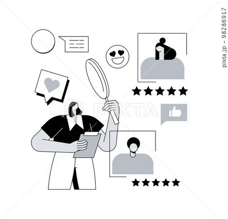 Satisfaction and loyalty abstract concept vector illustration. Satisfaction and loyalty abstract concept vector illustration. 98286917