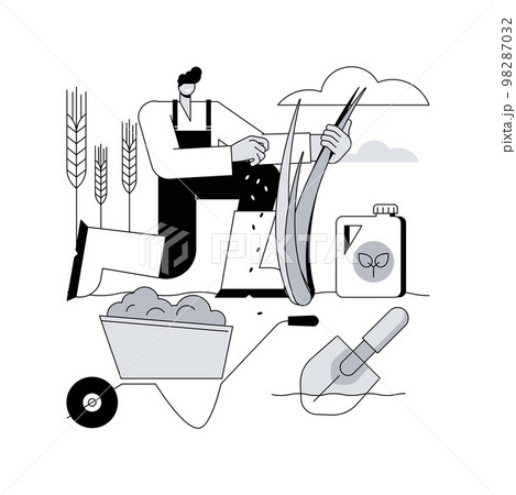 Soil fertility abstract concept vector illustration. Soil fertility abstract concept vector illustration. 98287032