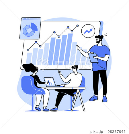 Meeting abstract concept vector illustration. 98287043