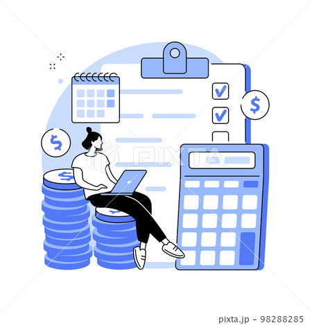 Budget planning abstract concept vector illustration. 98288285