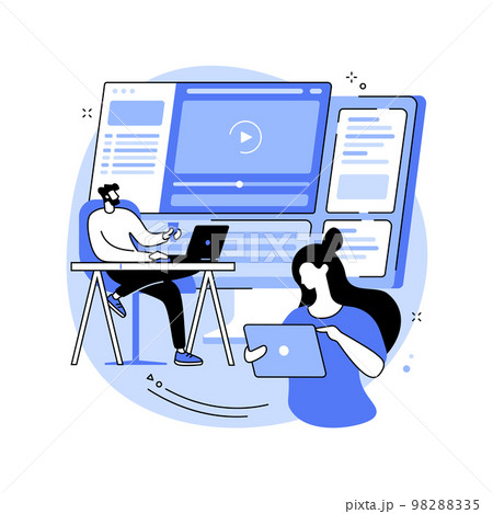 Packaged software abstract concept vector illustration. Packaged software abstract concept vector illustration. 98288335