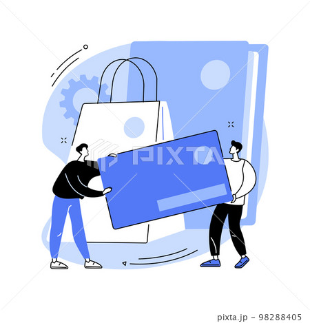 Brand identity abstract concept vector illustration. Brand identity abstract concept vector illustration. 98288405