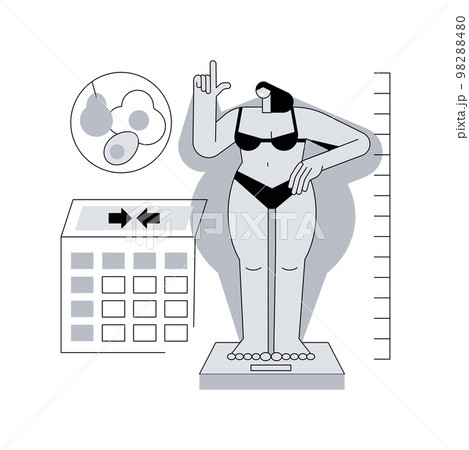 Body Mass Index abstract concept vector illustration. Body Mass Index abstract concept vector illustration. 98288480