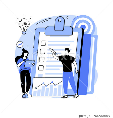Project planning abstract concept vector...のイラスト素材 [98288605] - PIXTA