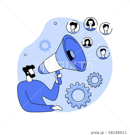 Diversity marketing abstract concept vector illustration. 98288621