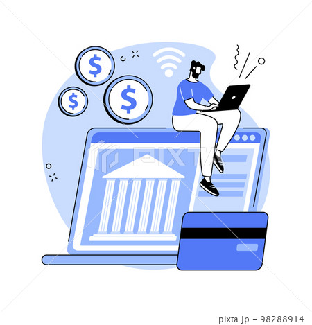 Open banking platform abstract concept vector illustration. Open banking platform abstract concept vector illustration. 98288914