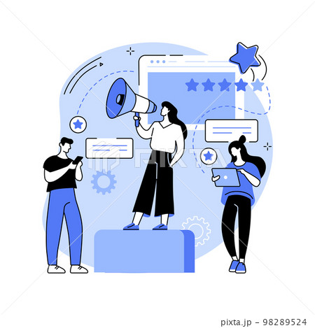 Lead scoring abstract concept vector illustration. 98289524