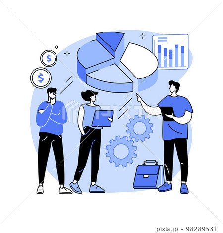 Consultative sales abstract concept vector illustration. 98289531