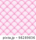 Pink quilted seamless pattern. 98289836