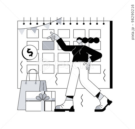 Event management abstract concept vector illustration. Event management abstract concept vector illustration. 98290216