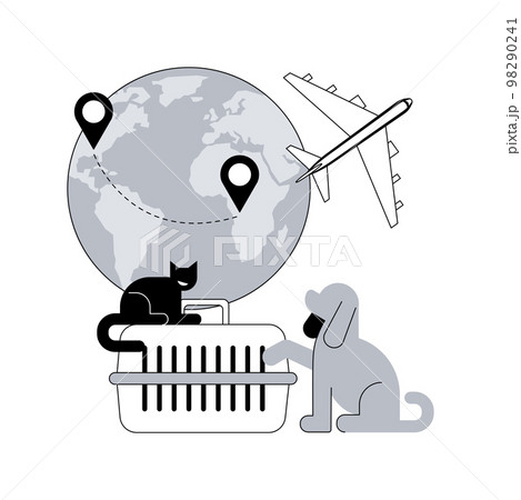 Transport of animals abstract concept vector illustration. Transport of animals abstract concept vector illustration. 98290241