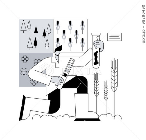 Soil type abstract concept vector illustration. 98290490
