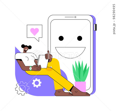 Personification abstract concept vector illustration. Personification abstract concept vector illustration. 98290495