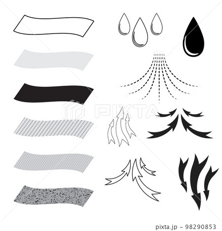 Layered materials texture set Layered materials texture set 98290853