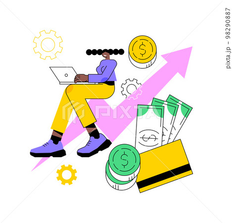 Investment fund abstract concept vector illustration. 98290887