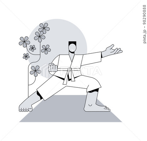 Martial Arts abstract concept vector illustration. Martial Arts abstract concept vector illustration. 98290888