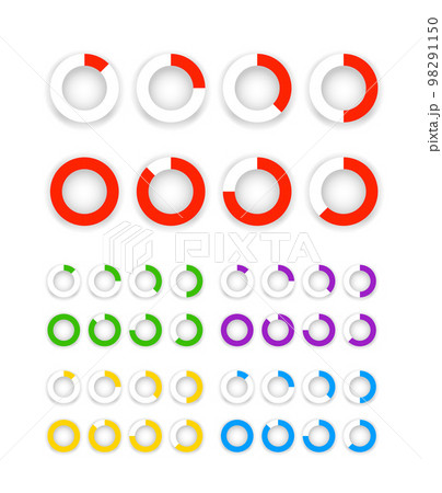 Web and mobile app preloader template isolated on transparent background 98291150