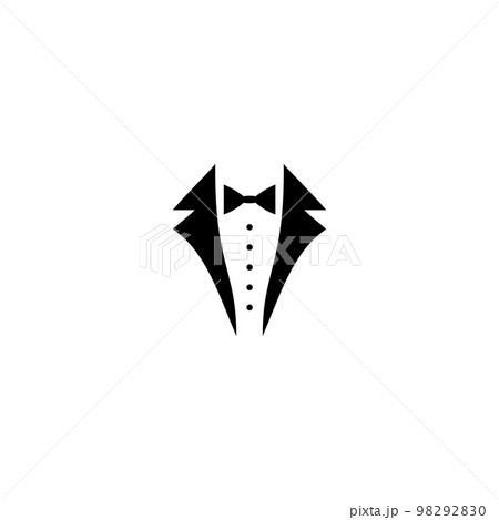 Wedding tuxedo Bow tie, suit vector 98292830