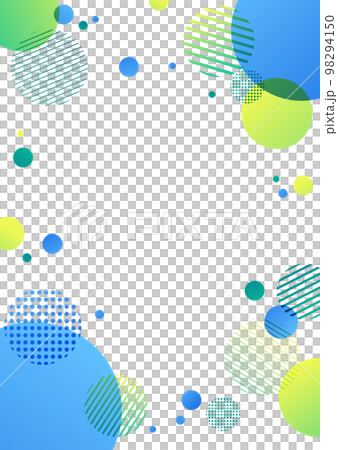 Green and blue polka dot geometric pattern background material Green and blue polka dot geometric pattern background material 98294150