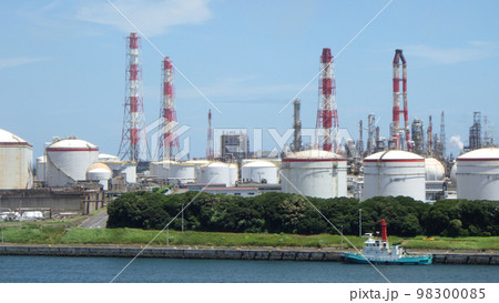 茨城県の鹿島臨海工業地帯 2022年 98300085
