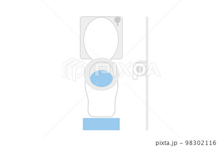 シンプルなトイレのイラスト 98302116