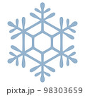 雪の結晶 98303659