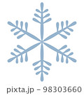雪の結晶 98303660