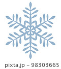 雪の結晶 98303665