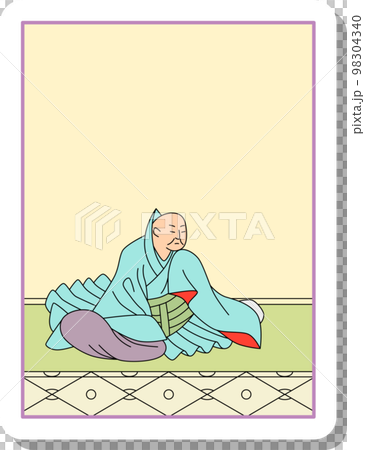 貼紙式單人百人一首繪星 98304340